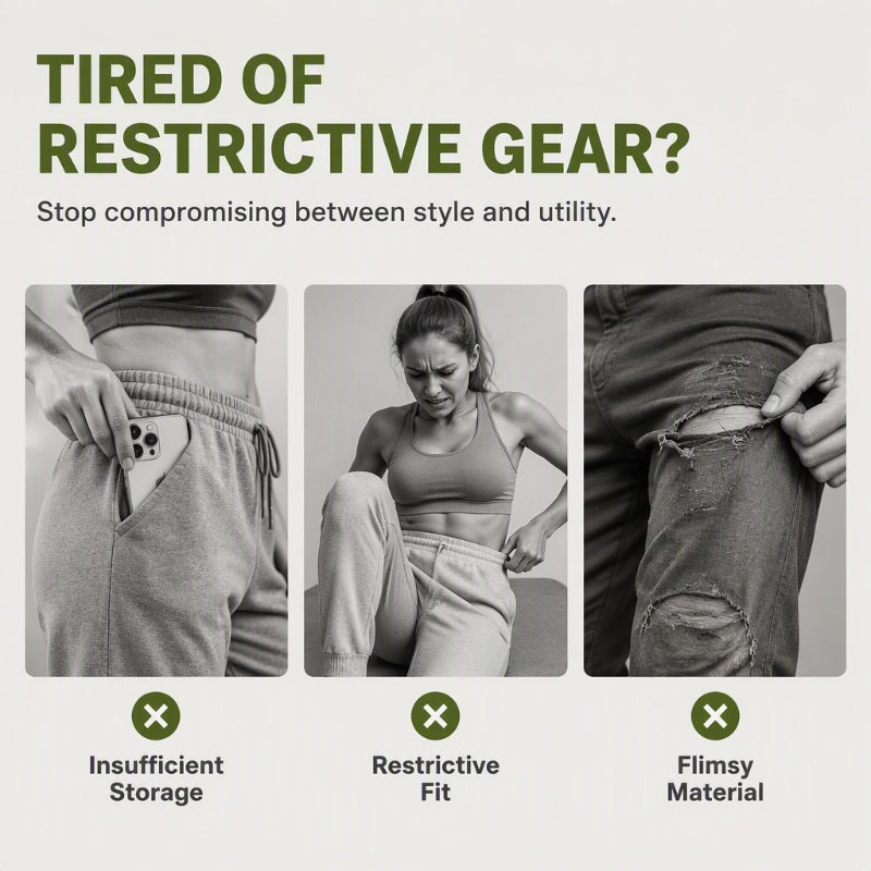 Women's Cargo Pants Lightweight Outdoor Joggers