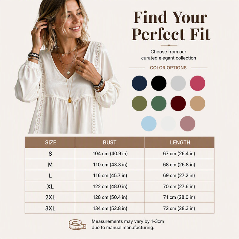 ✨ Elevated Comfort | Women's Elegant V-Neck Velvet Top