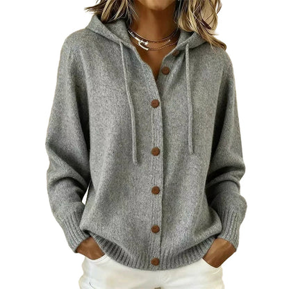 Hot Sale 50% OFF💖Women's Cozy Hooded Knit Cardigan