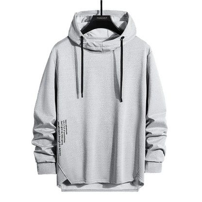 ☁️ All-Day Comfort | Men's Relaxed-Fit High-Neck Hooded Sweatshirt