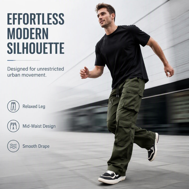 ✨ Urban Utility Style | Multi-Pocket Cargo Pants