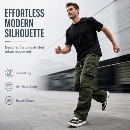 ✨ Urban Utility Style | Multi-Pocket Cargo Pants