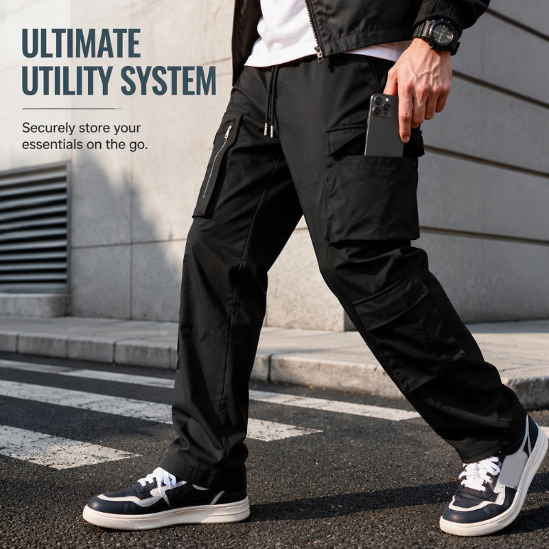 ✨ Urban Utility Style | Multi-Pocket Cargo Pants