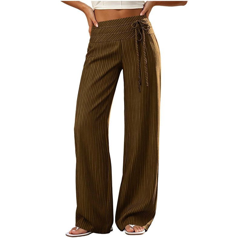 ⌛Limited-Time Offer-✨Women's Casual Striped Wide-Leg Pants