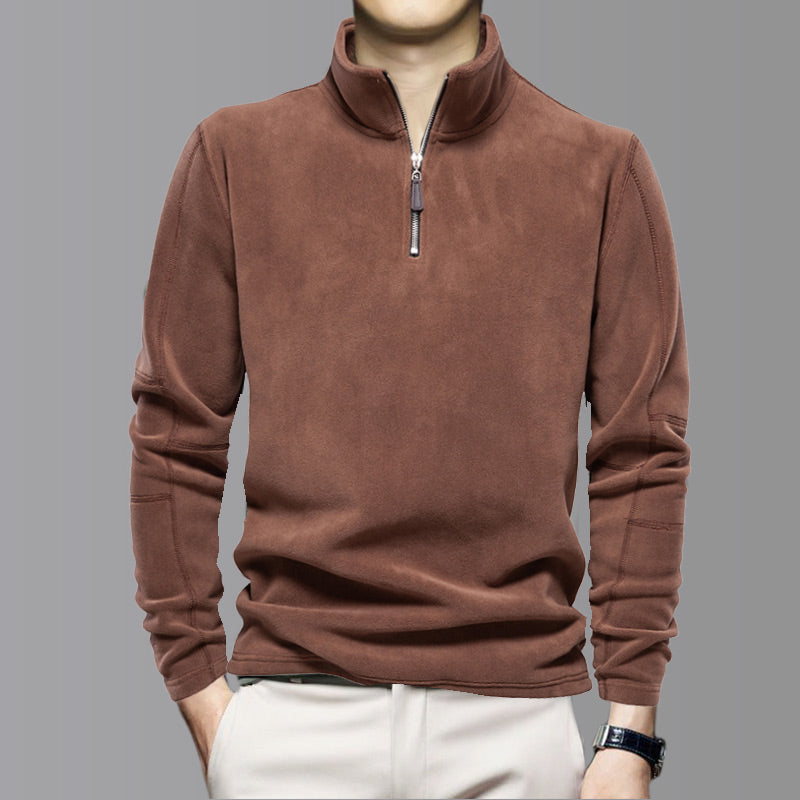 ✨Stylish Half-Zip Long Sleeve Tops for Men