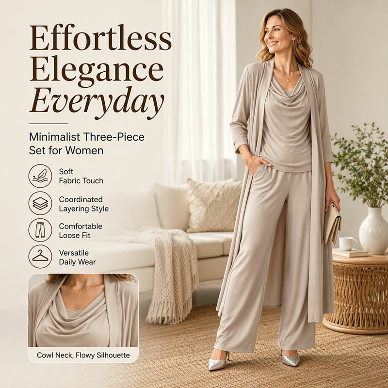 ⌛Limited-Time Offer-👗✨Women's Casual Elegant 3-Piece Set
