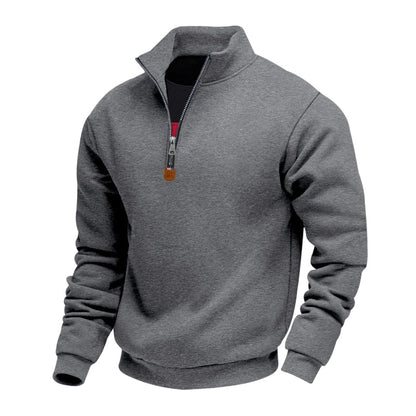 ✨Men's Stand Collar Quarter-Zip Pullover – Smart, Cosy & Effortlessly Versatile