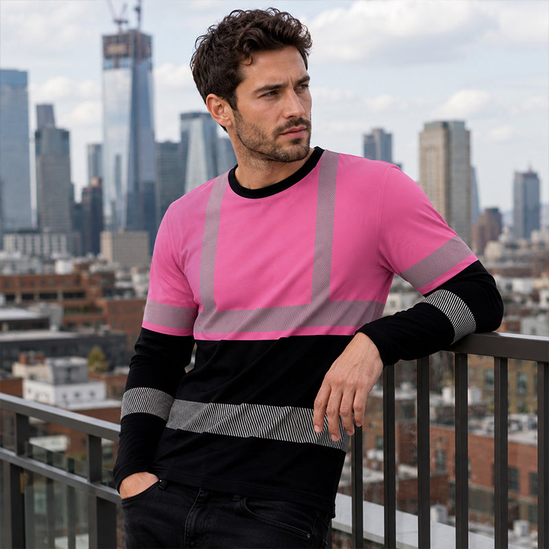 Men's Versatile Color Block Top