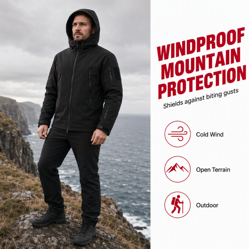 Men's Outdoor Waterproof Warm Jacket