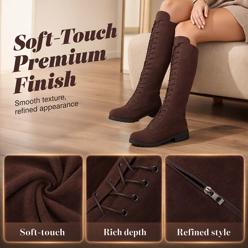 Women's High Lace-Up Over-the-Knee Boots【FREE SHIPPING】