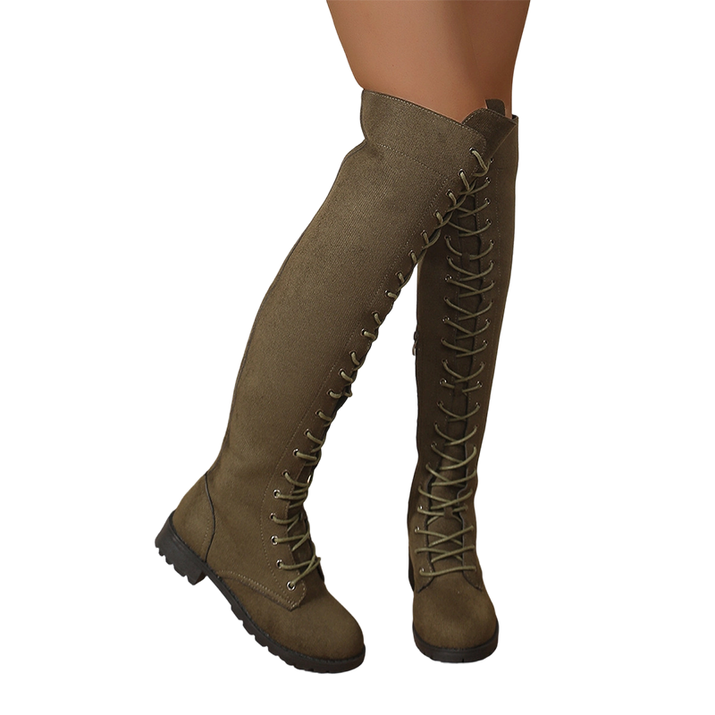 Women's High Lace-Up Over-the-Knee Boots【FREE SHIPPING】