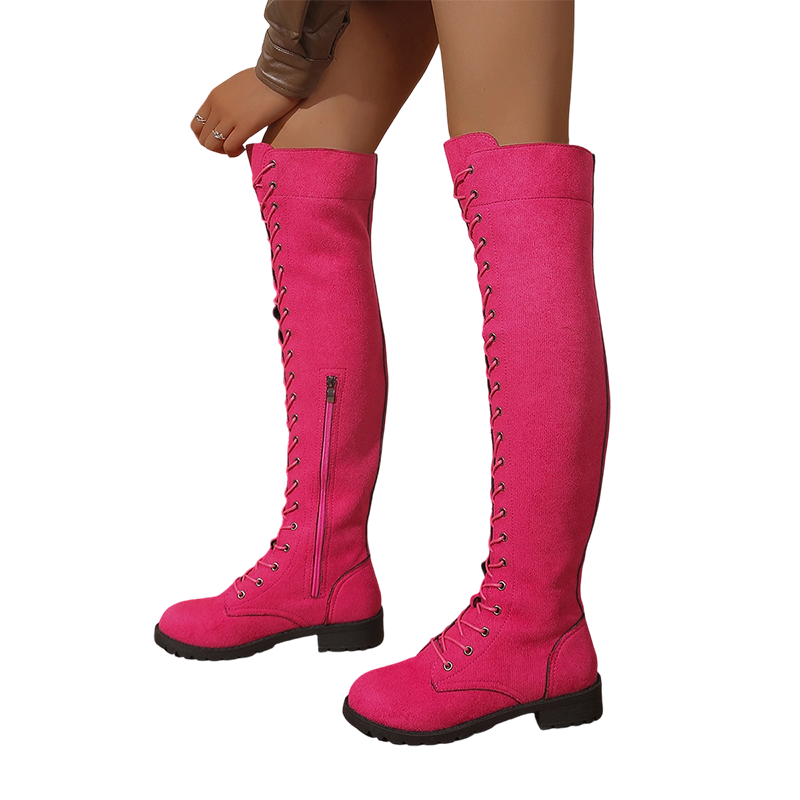Women's High Lace-Up Over-the-Knee Boots【FREE SHIPPING】