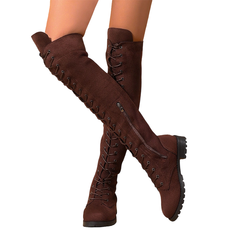 Women's High Lace-Up Over-the-Knee Boots【FREE SHIPPING】