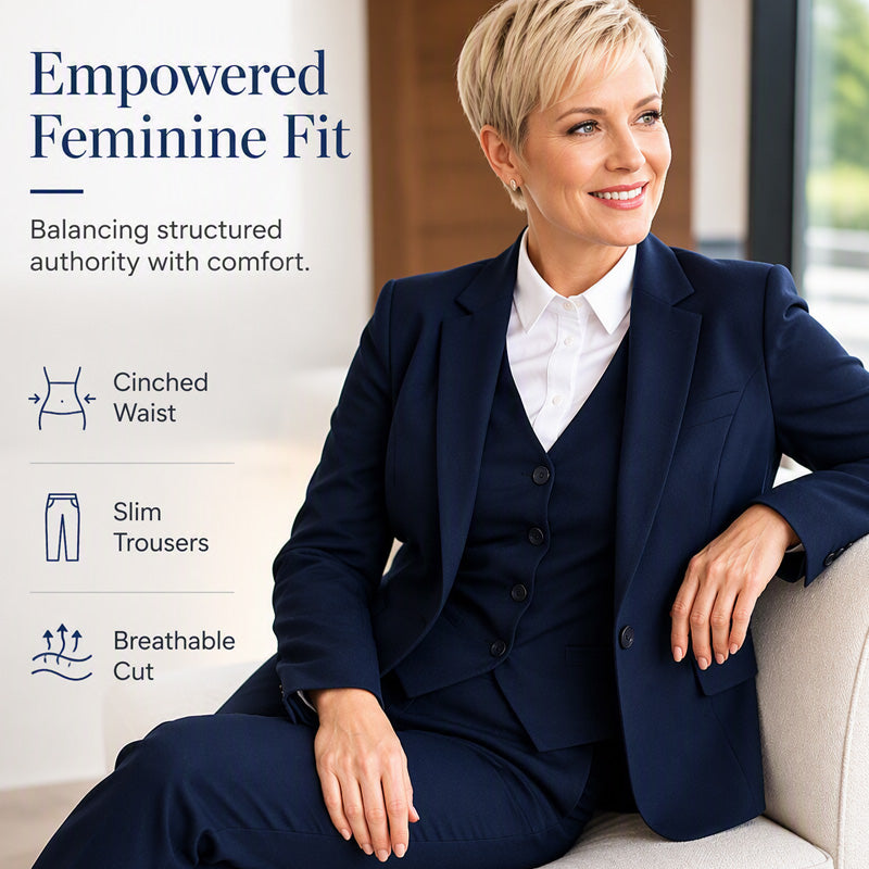 ✨ Premium Professional Style | Women's Blazer, Vest & Pants 3-Piece Suit Set ⚡ Free Shipping