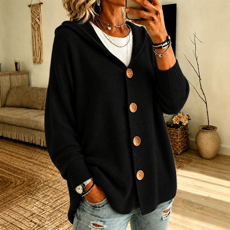 ✨👚Women's Casual Hooded Sweater Cardigan