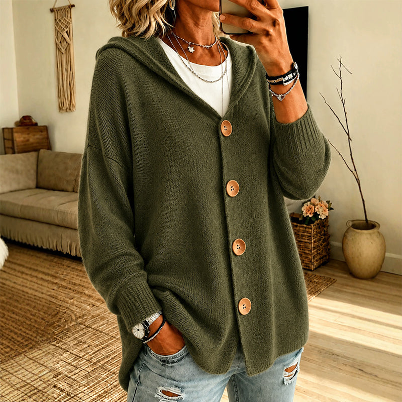 ✨👚Women's Casual Hooded Sweater Cardigan