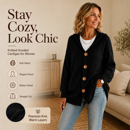 ✨👚Women's Casual Hooded Sweater Cardigan