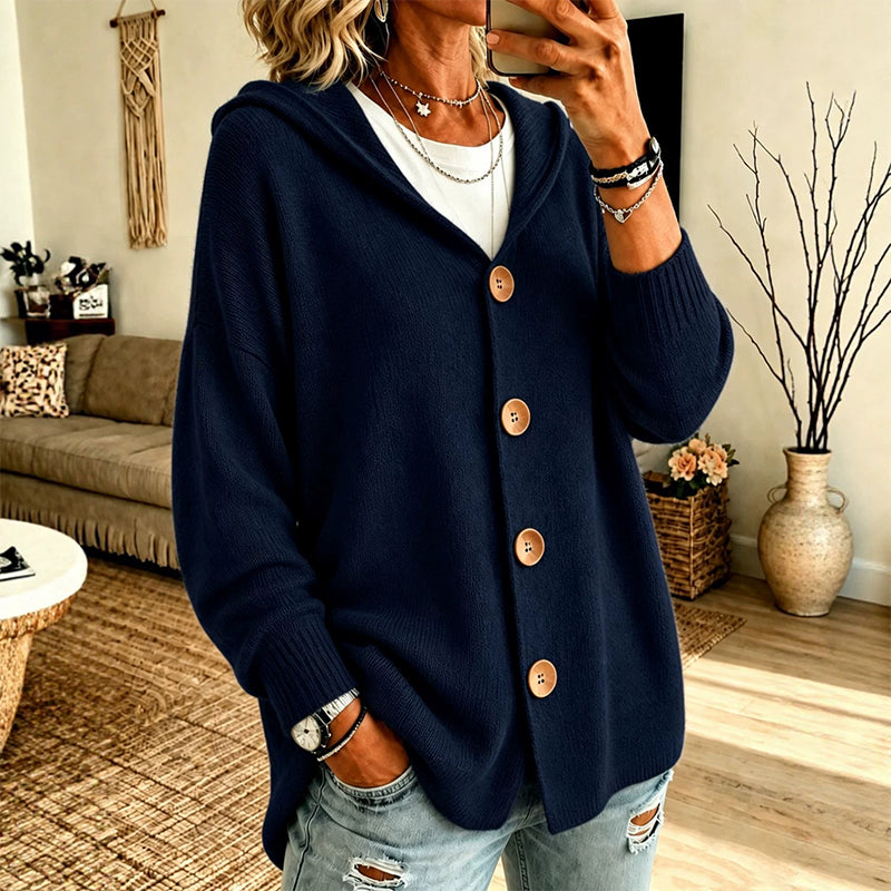 ✨👚Women's Casual Hooded Sweater Cardigan