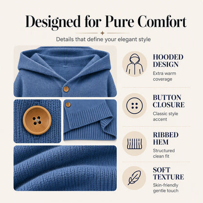 ✨👚Women's Casual Hooded Sweater Cardigan
