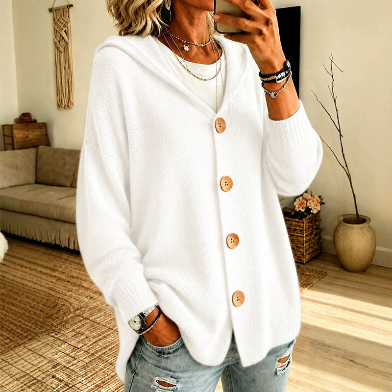 ✨👚Women's Casual Hooded Sweater Cardigan