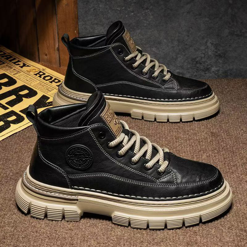 Men's Retro Waterproof Ankle Boots