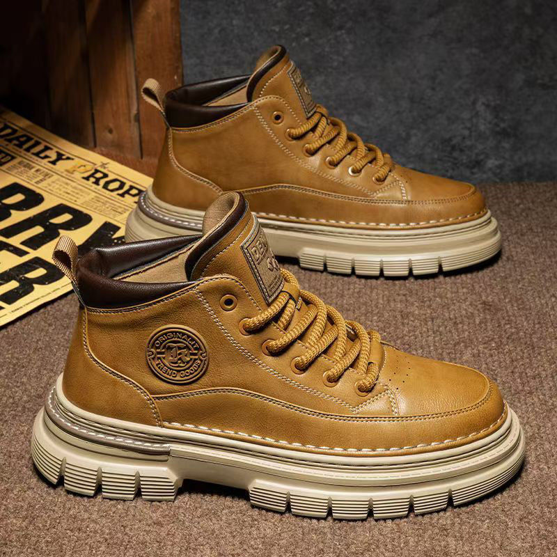 Men's Retro Waterproof Ankle Boots