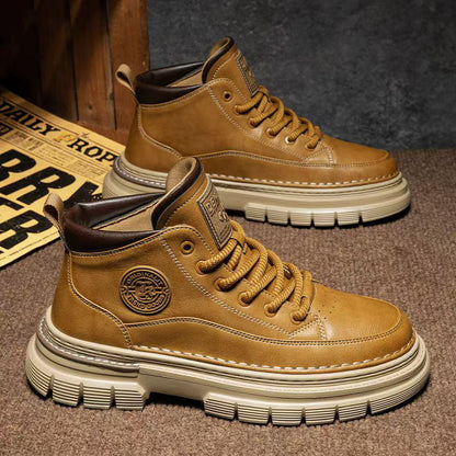 Men's Retro Waterproof Ankle Boots