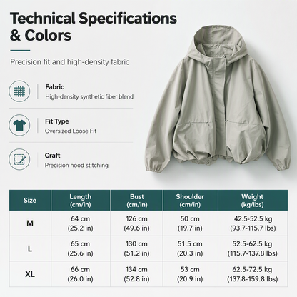 Women's Lightweight Short Windbreaker Jacket 