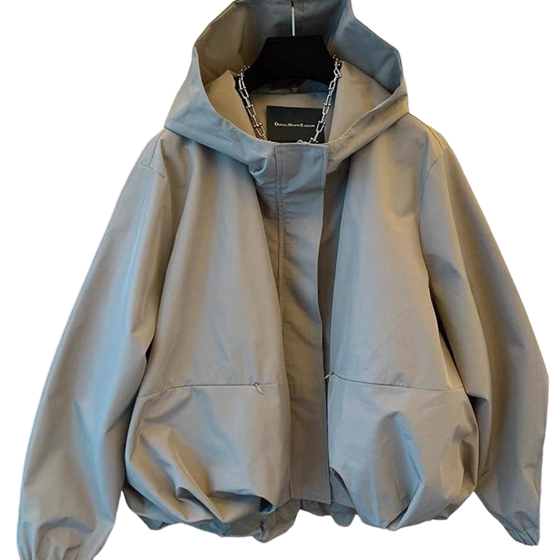 Women's Lightweight Short Windbreaker Jacket 