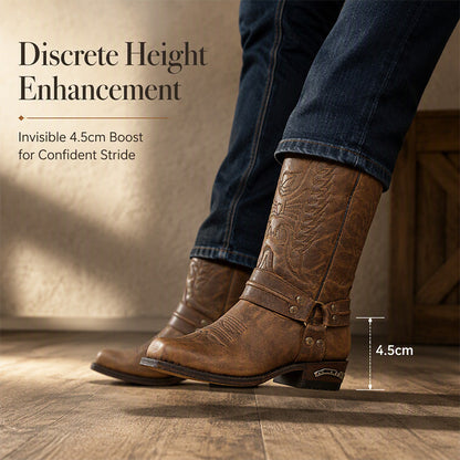 Men's Square Toe Western Cowboy Boots【FREE SHIPPING】