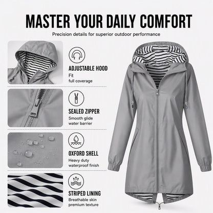 ⏳LAST DAY SALE-60% OFF!!💥Women's Outdoor Waterproof Hooded Jacket🌧🧥