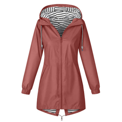 ⏳LAST DAY SALE-60% OFF!!💥Women's Outdoor Waterproof Hooded Jacket🌧🧥