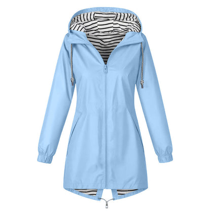 ⏳LAST DAY SALE-60% OFF!!💥Women's Outdoor Waterproof Hooded Jacket🌧🧥
