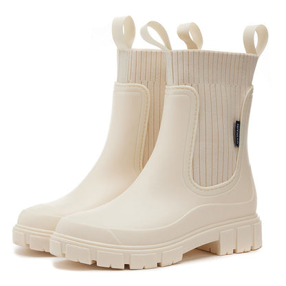 🌧️🥾Waterproof Non-Slip Thick Sole Mid-Calf Boots