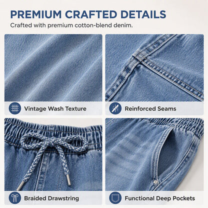 ✨Women's Casual Relaxed Fit Wide Leg Denim Pants✨