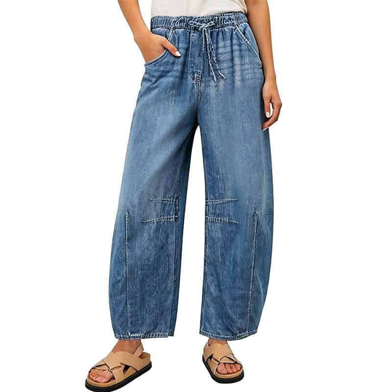 ✨Women's Casual Relaxed Fit Wide Leg Denim Pants✨