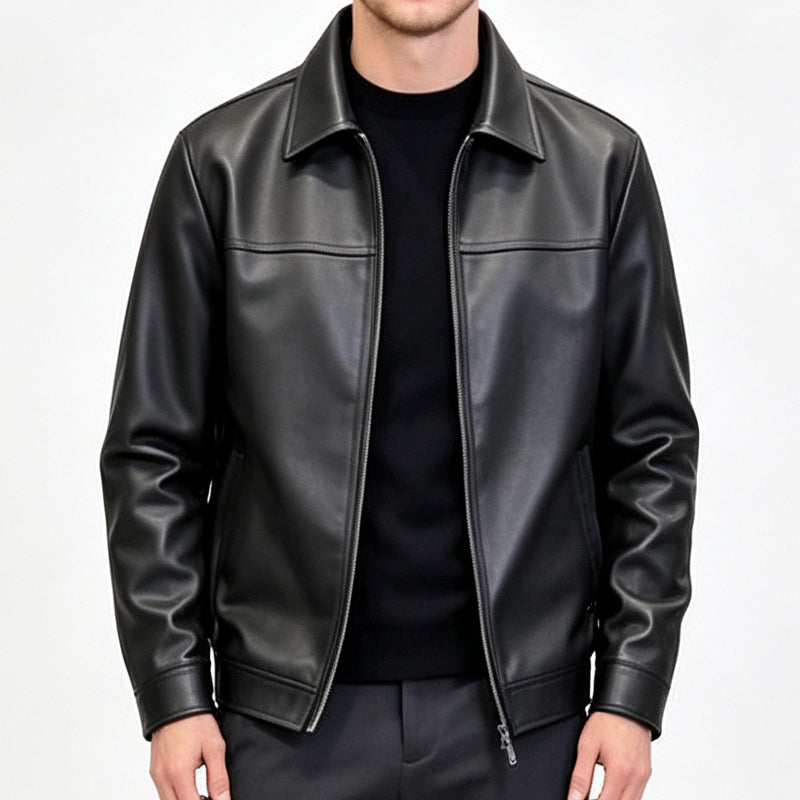 ⌛Limited-Time Offer-Refined Urban Leather Jacket