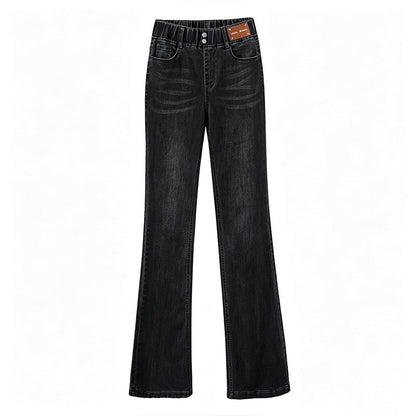 🔥Hot Sale 50% OFF!!⚡50K+ SOLD!❄️Women's High Elastic Waist Flare Jeans
