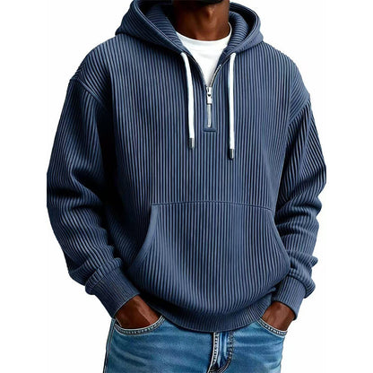 ⌛Limited-Time Offer🛍️ Men's Casual Half-Zip Corduroy Hoodie