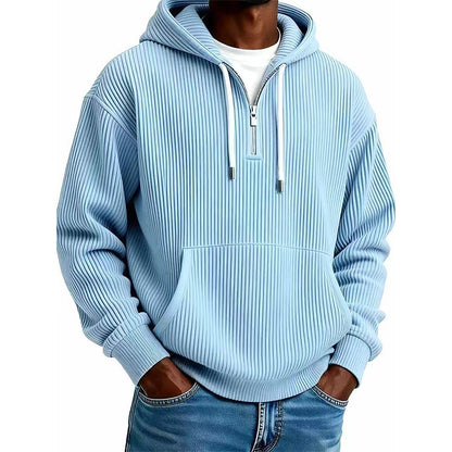 ⌛Limited-Time Offer🛍️ Men's Casual Half-Zip Corduroy Hoodie