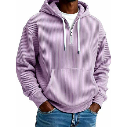 ⌛Limited-Time Offer🛍️ Men's Casual Half-Zip Corduroy Hoodie