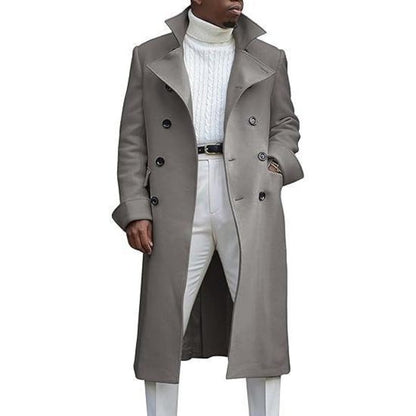 Men's Elegant Refined Warmth Overcoat
