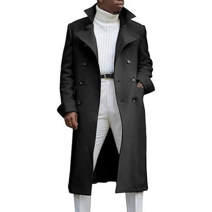 Men's Elegant Refined Warmth Overcoat