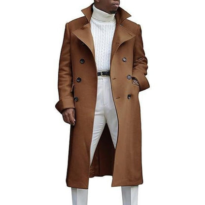 Men's Elegant Refined Warmth Overcoat