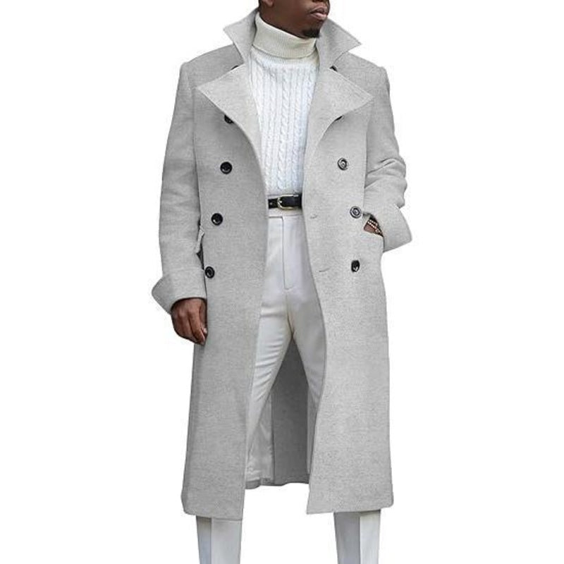 Men's Elegant Refined Warmth Overcoat