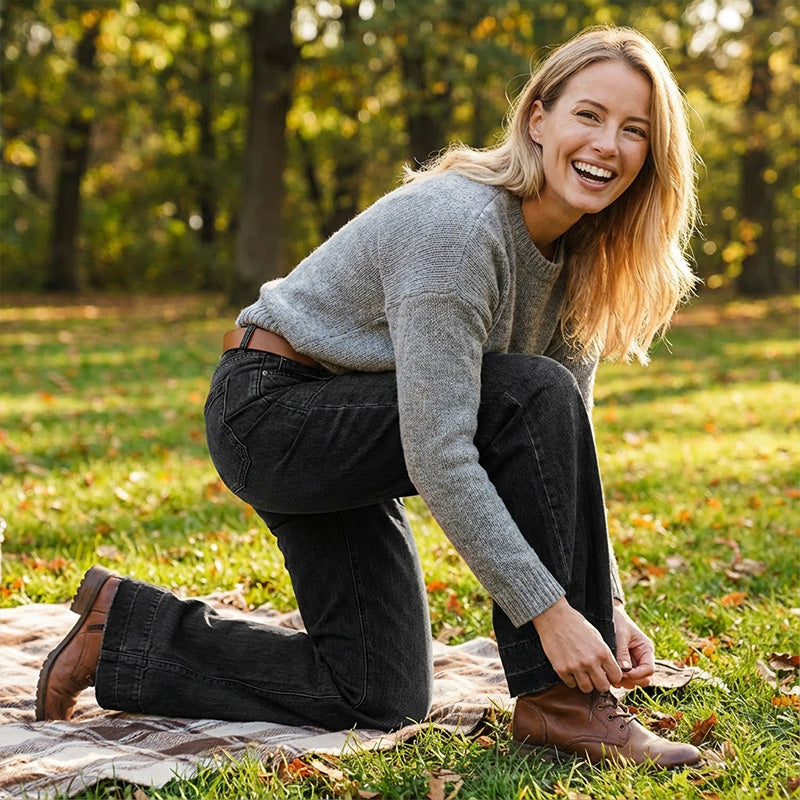 👖✨Bestseller -Women's Retro Flare Jeans with Pockets