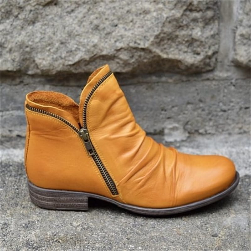 📢📢50% off!!! 🎉✨ Stylish, comfortable women's boots with a side zipper, made of PU leather