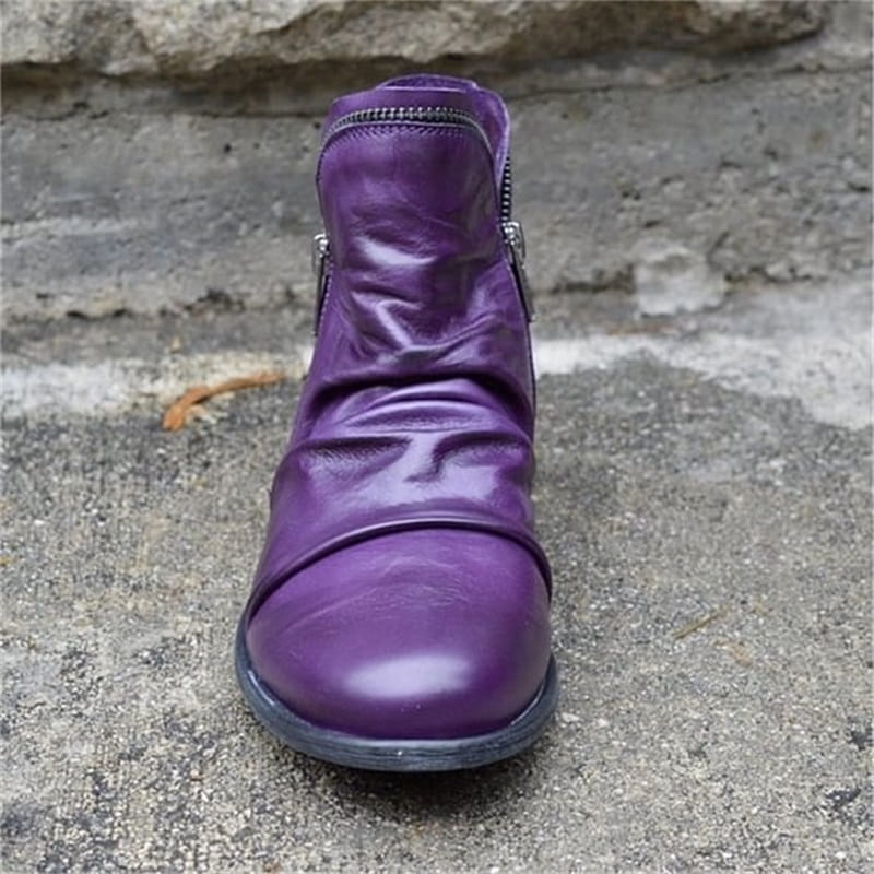 📢📢50% off!!! 🎉✨ Stylish, comfortable women's boots with a side zipper, made of PU leather