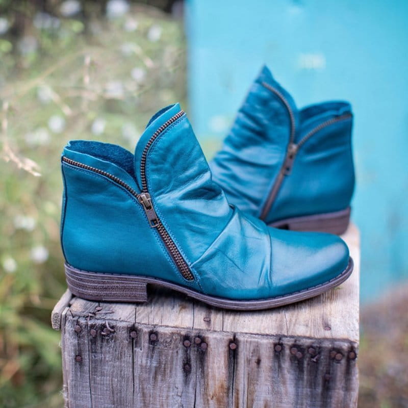 📢📢50% off!!! 🎉✨ Stylish, comfortable women's boots with a side zipper, made of PU leather
