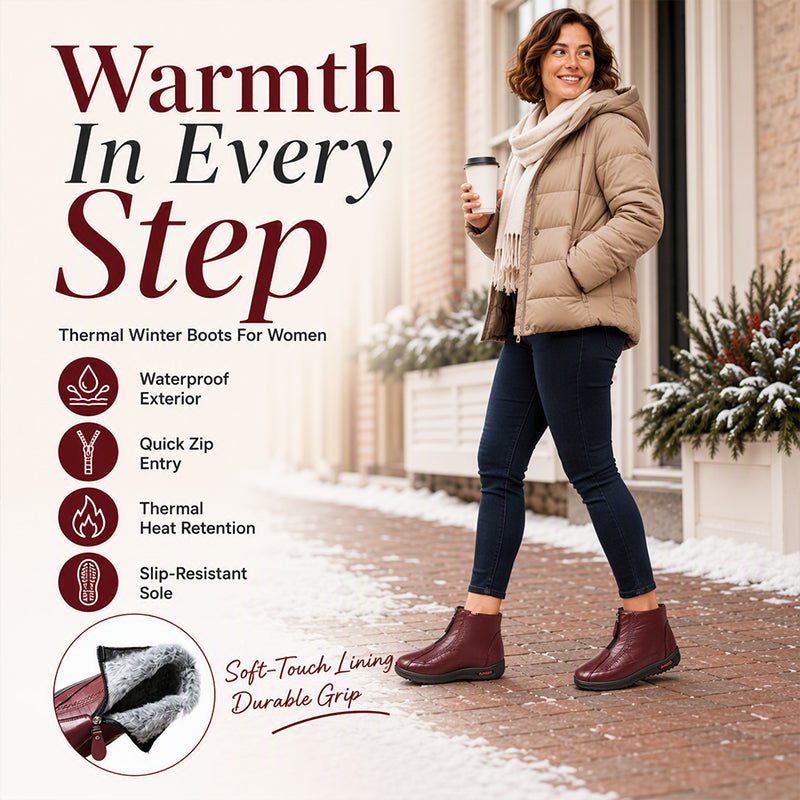 🌸Hot Sale 50% OFF💖Women's Non-Slip Winter Warm Boots
